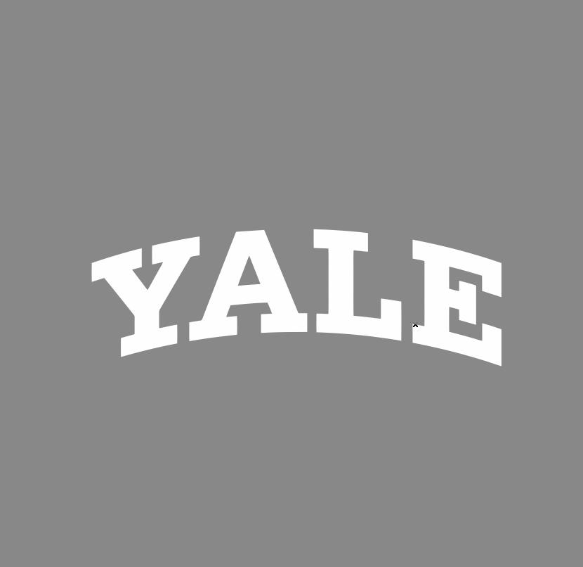 White Yale Logo iron on transfer White Yale Logo iron on transfer